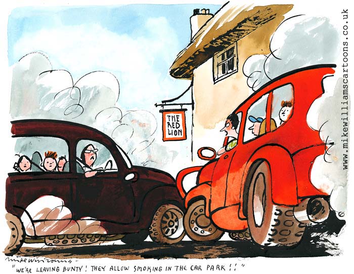 Emissions cartoon by Mike Williams